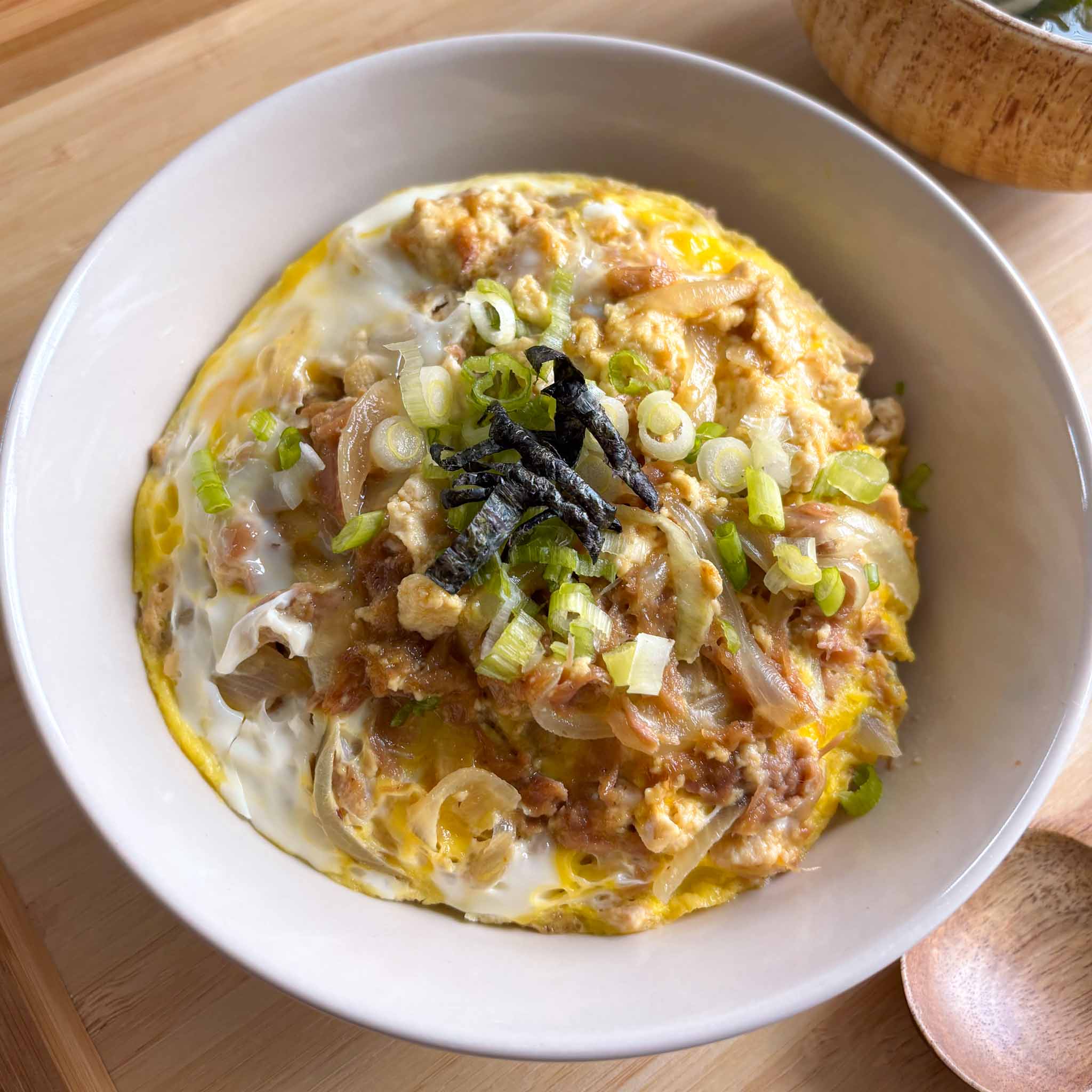 Tofu & Egg Donburi (Rice Bowl)