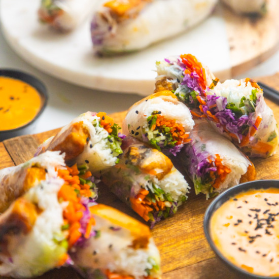 Fresh Vegan Spring Rolls