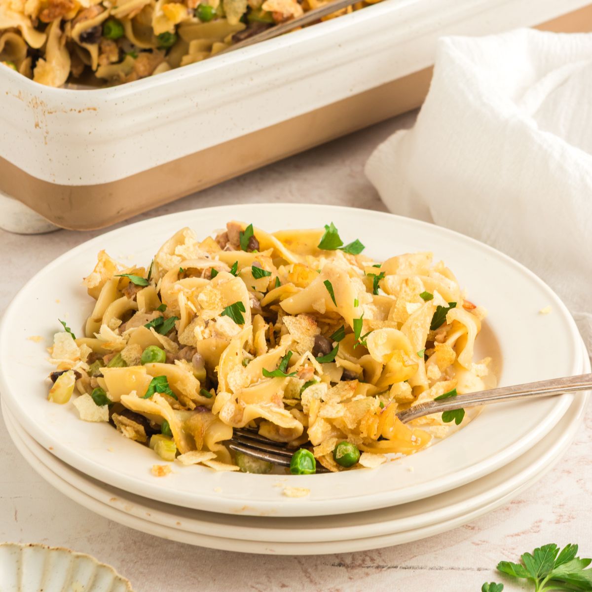Easy Vegan Tuna Casserole