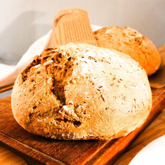 Whole Grain Rey Bread with Yogurt