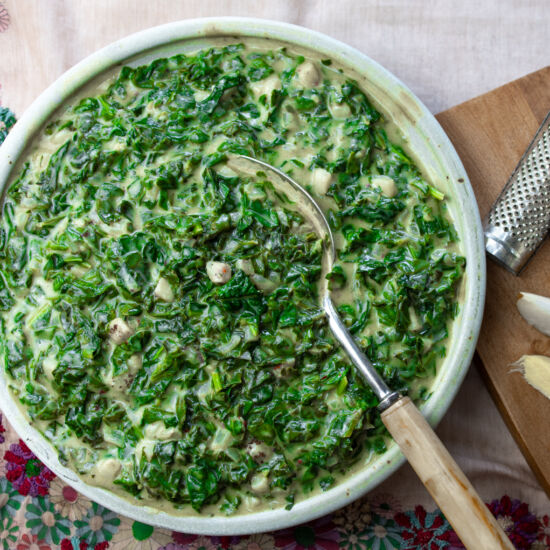 Creamed Spinach – Asian Style