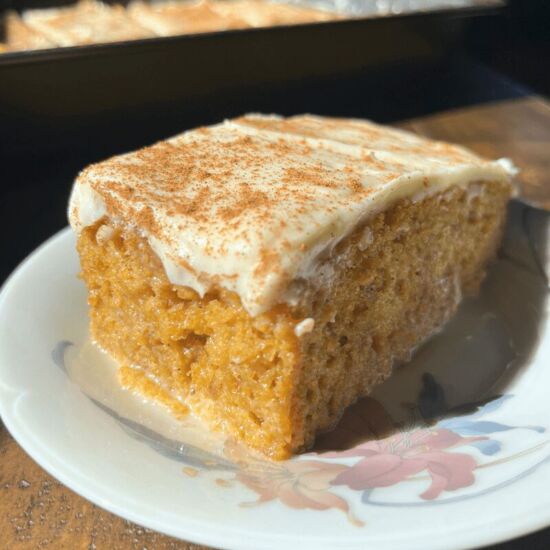 Pumpkin Sourdough Tres Leches Cake