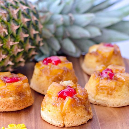 Mini Pineapple Upside Down Cakes