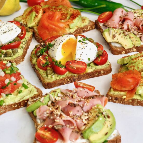 Avocado Toast (5 Variations)