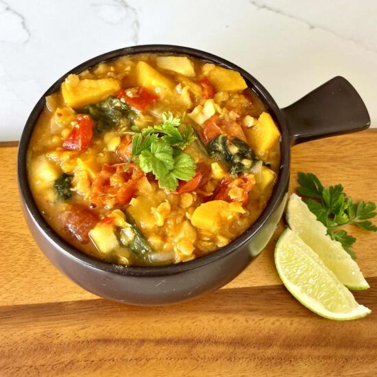 Red Lentil Winter Squash Curry