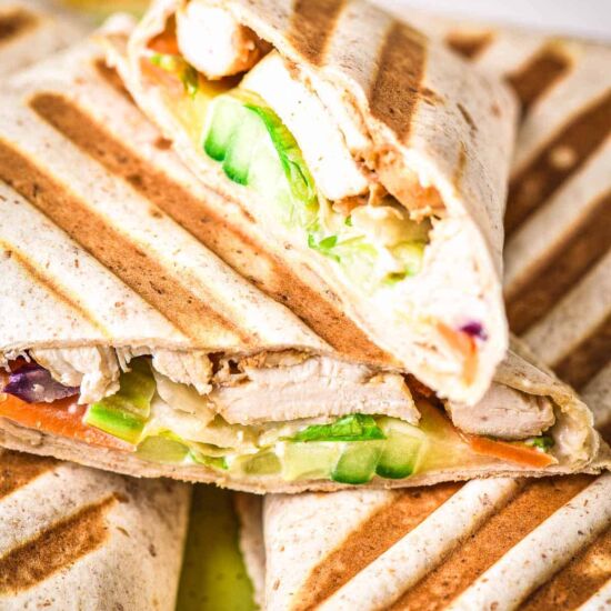 Grilled Chicken Shawarma Wrap