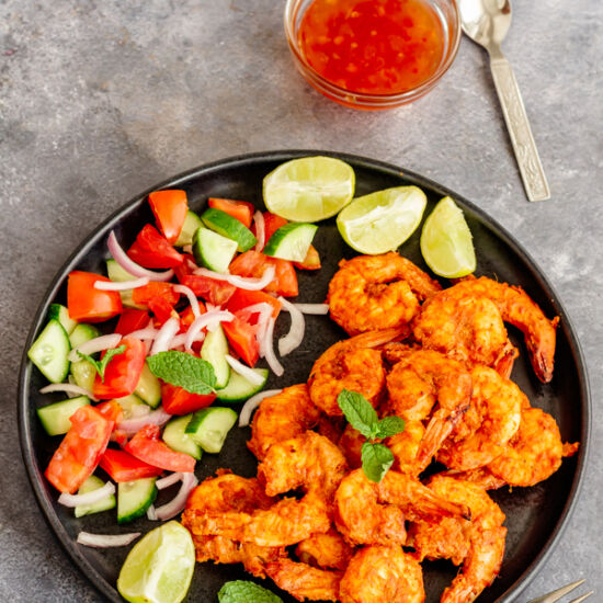 Air Fryer Tandoori Prawns