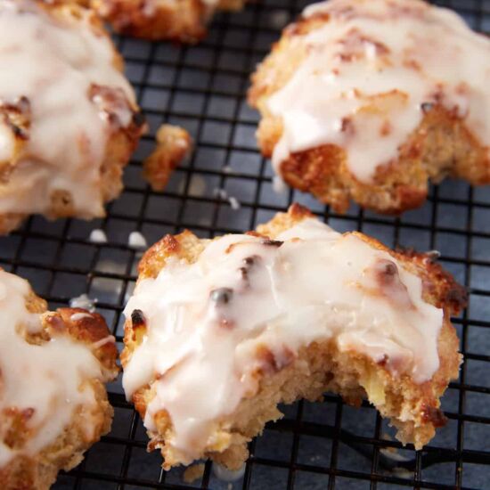 Double Glazed Apple Fritters