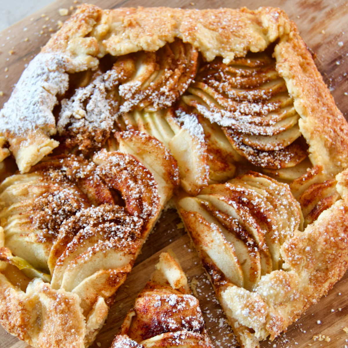 Apple Galette with Frangipane
