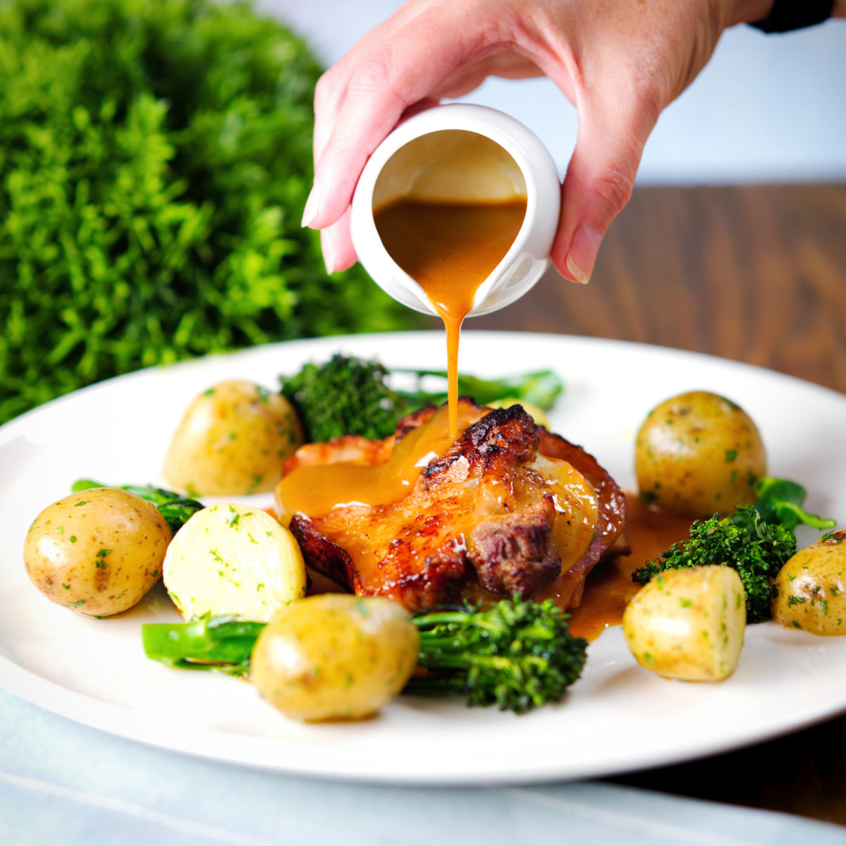 Apple and Bacon Stuffed Pork Chops