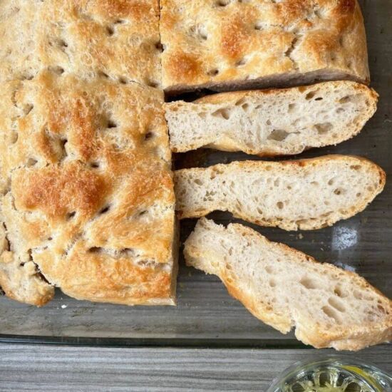Easy Sourdough Focaccia