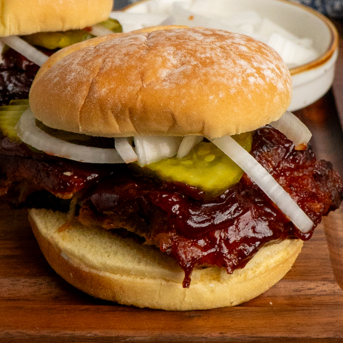 BBQ Rib Sandwich