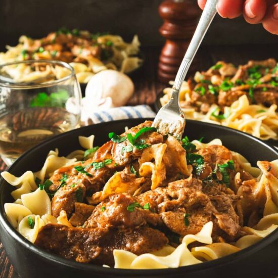Beef Stroganoff