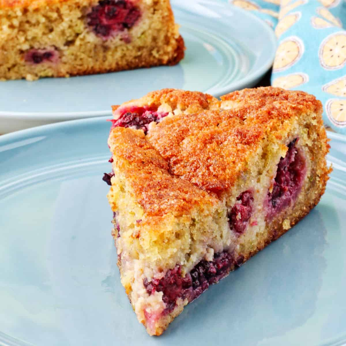 Blackberry Lime Breakfast Cake