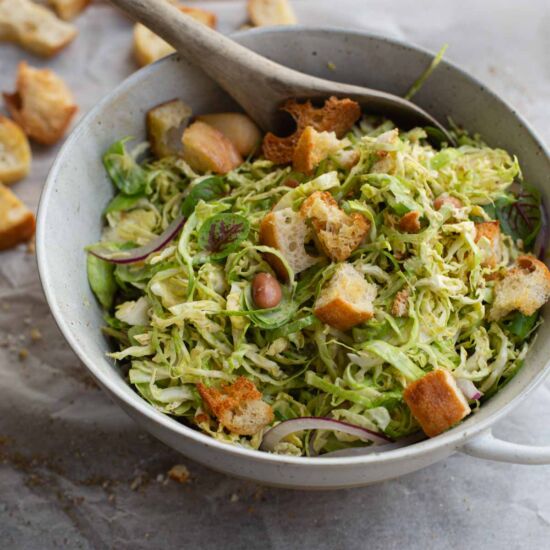 Brussels Sprout Caesar Salad