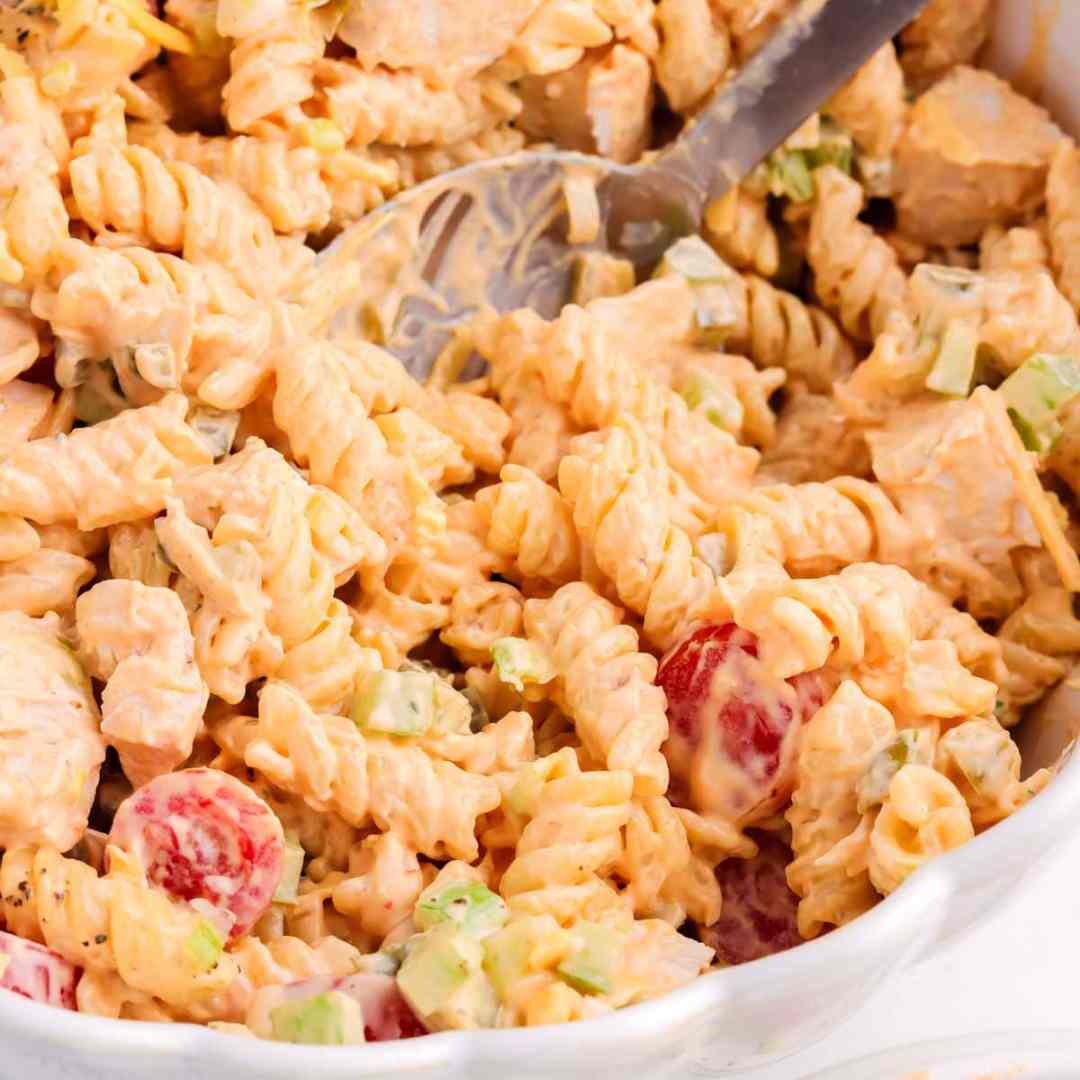 Buffalo Chicken Pasta Salad