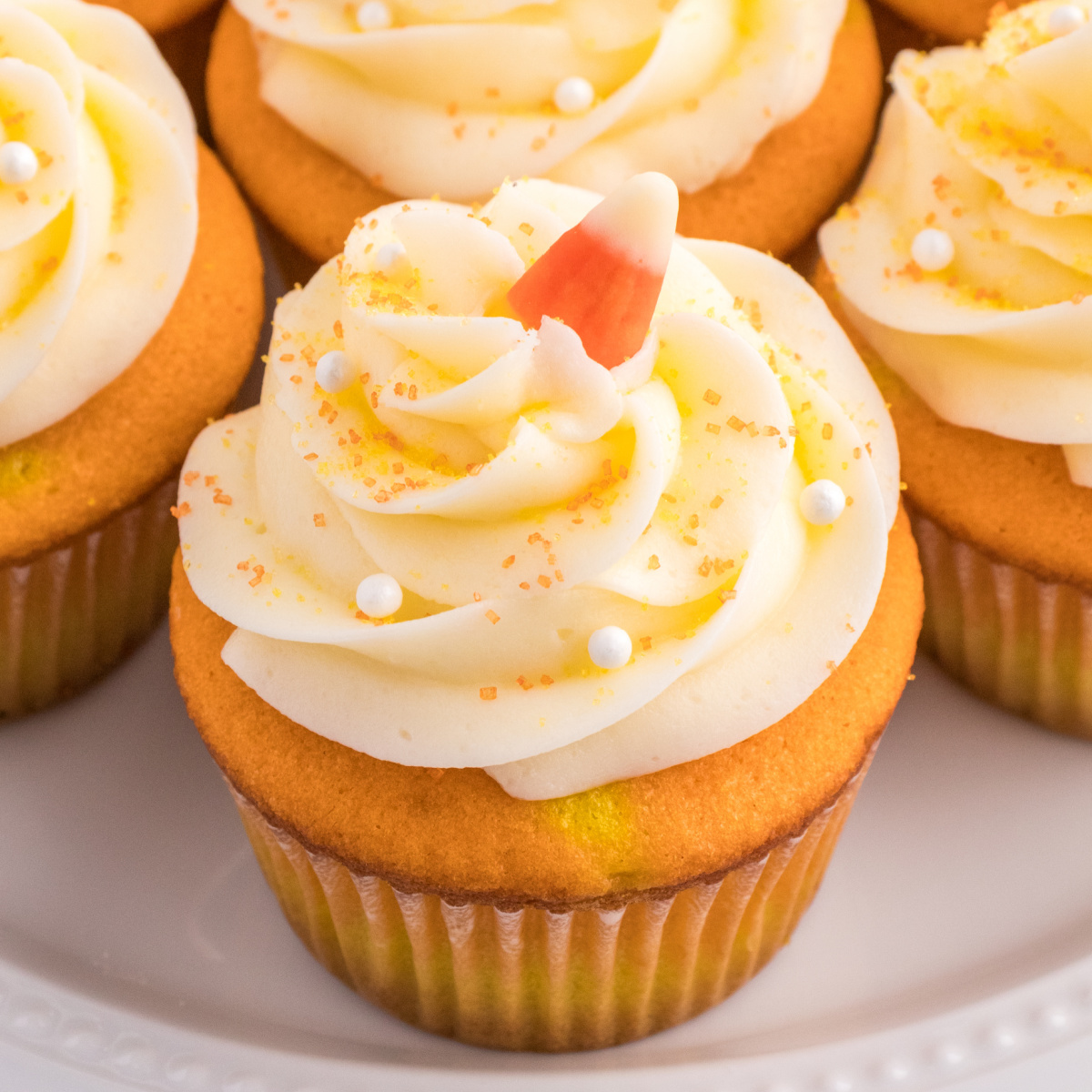 Candy Corn Cupcakes
