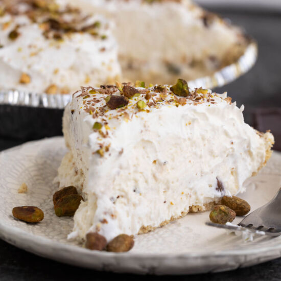 Waffle Cone Crust Cannoli Pie