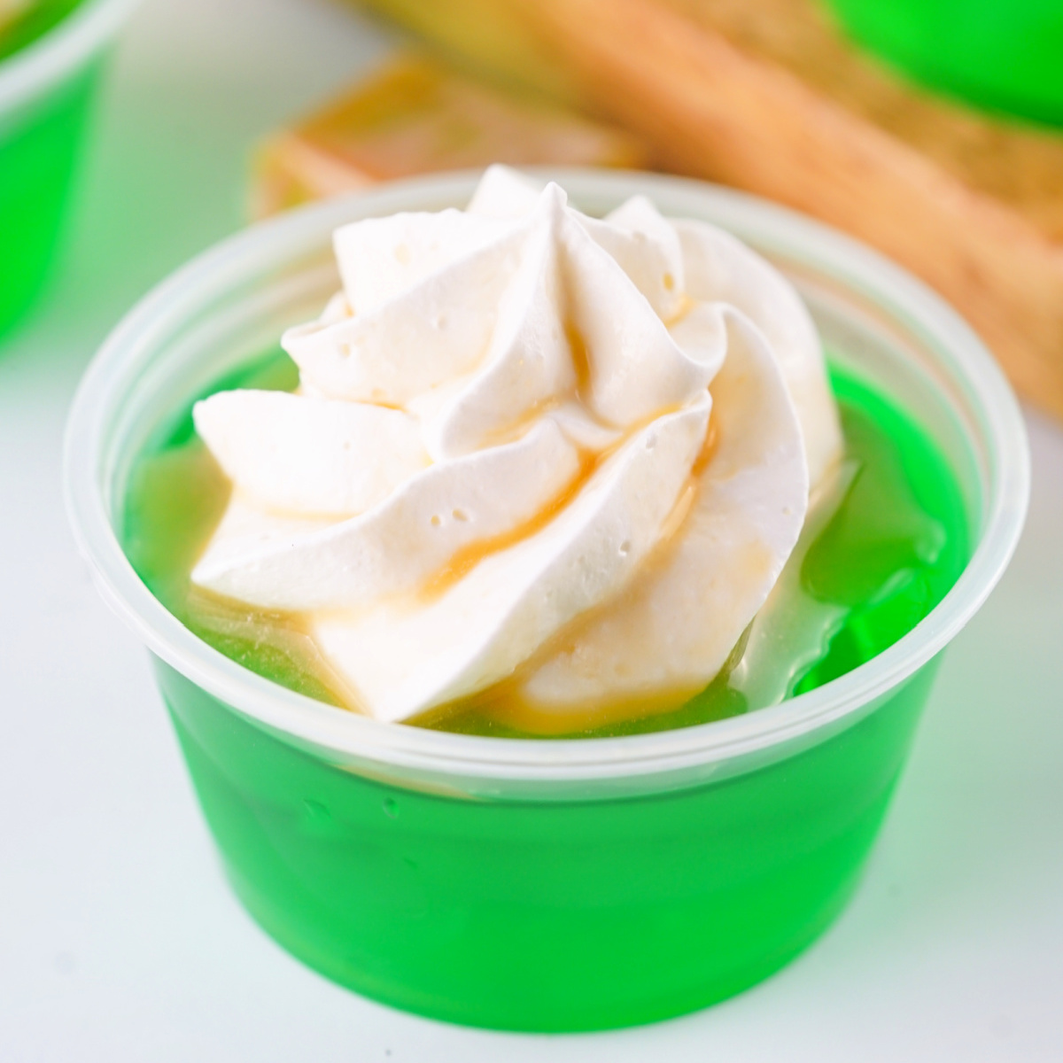 Caramel Apple Jello Shots