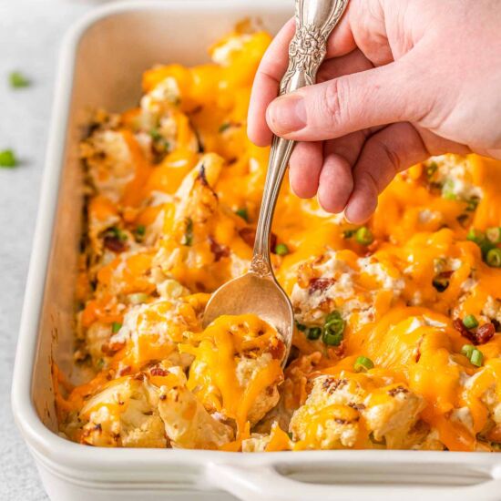 Cheesy Baked Cauliflower Casserole