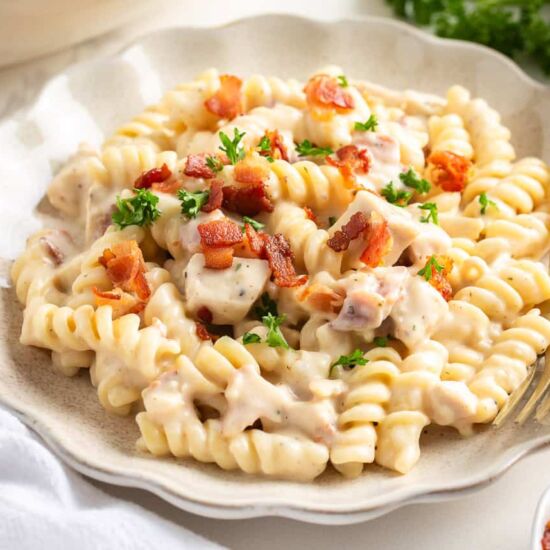 Chicken Bacon Ranch Pasta