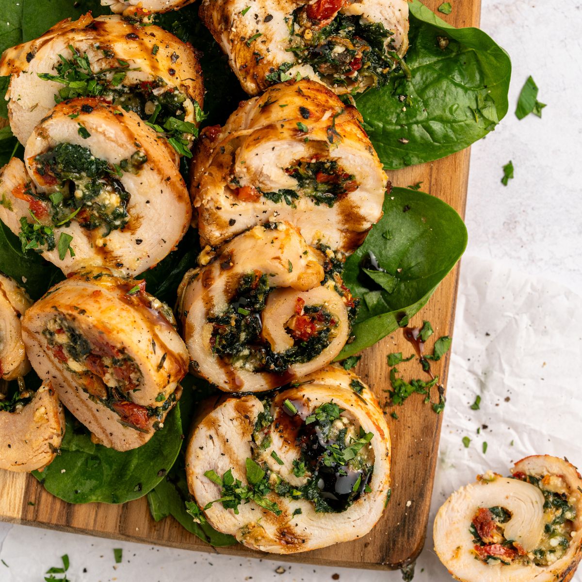 Chicken Roulade With Spinach (GF)