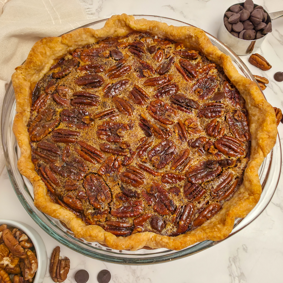 Chocolate Chip Pecan Pie