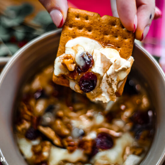 Maple Baked Brie (With Cranberry!)