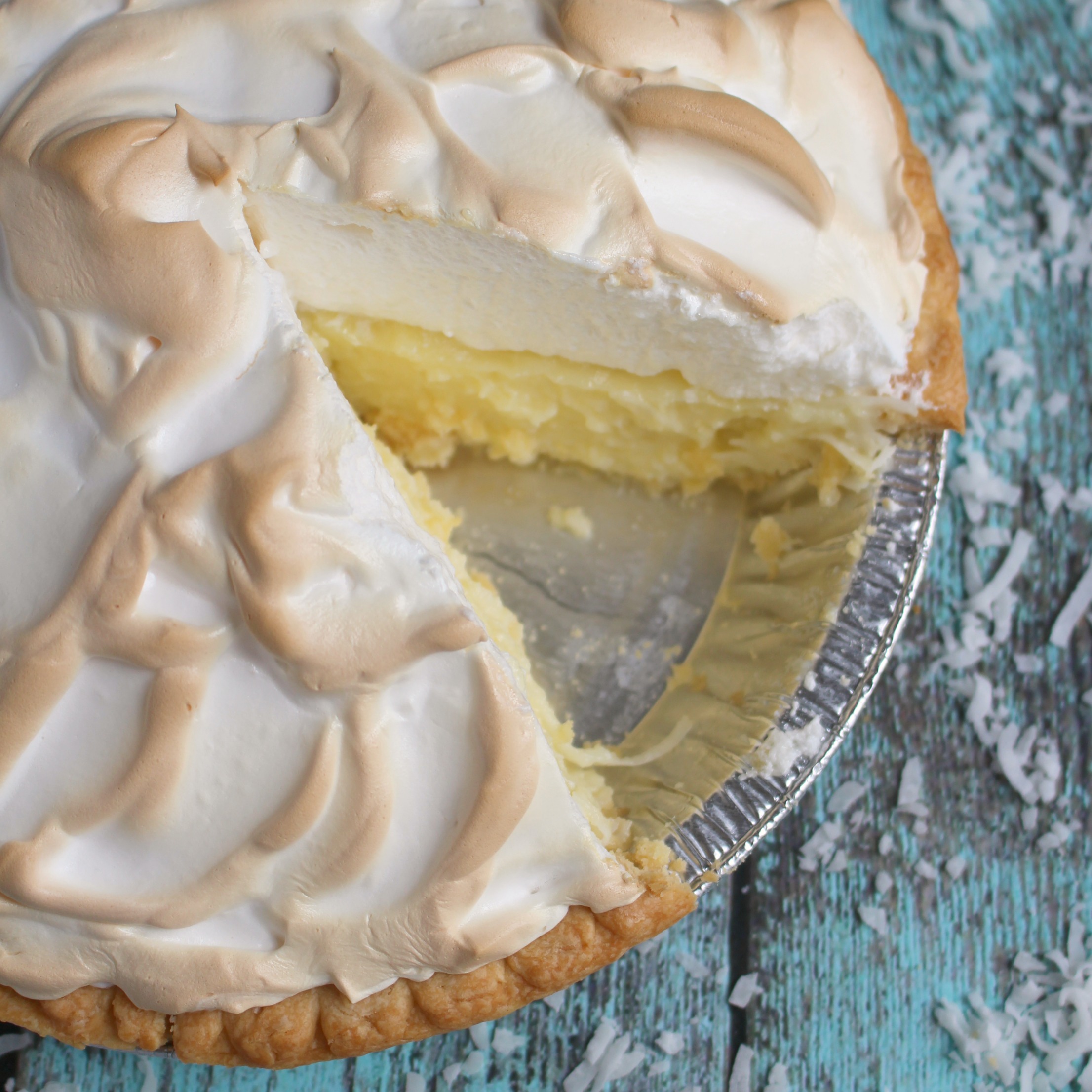 Coconut Cream Pie with Meringue