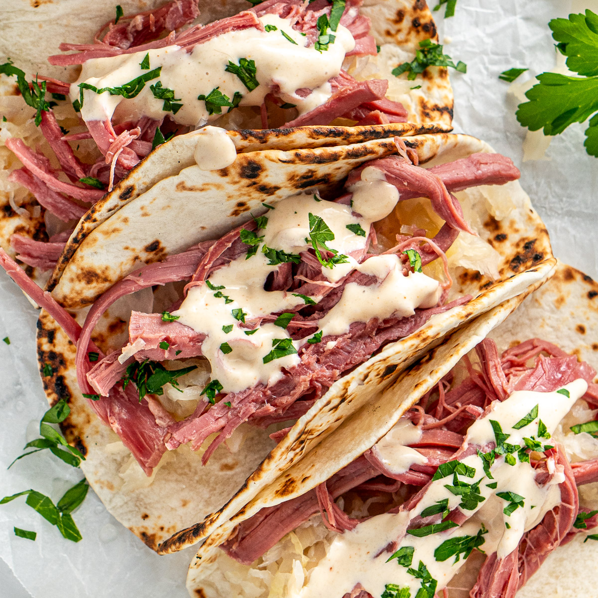 Corned Beef Tacos