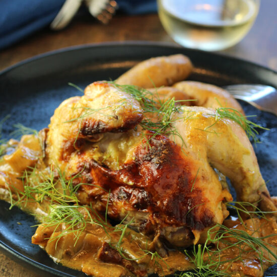 Cornish Game Hens Dijonnaise