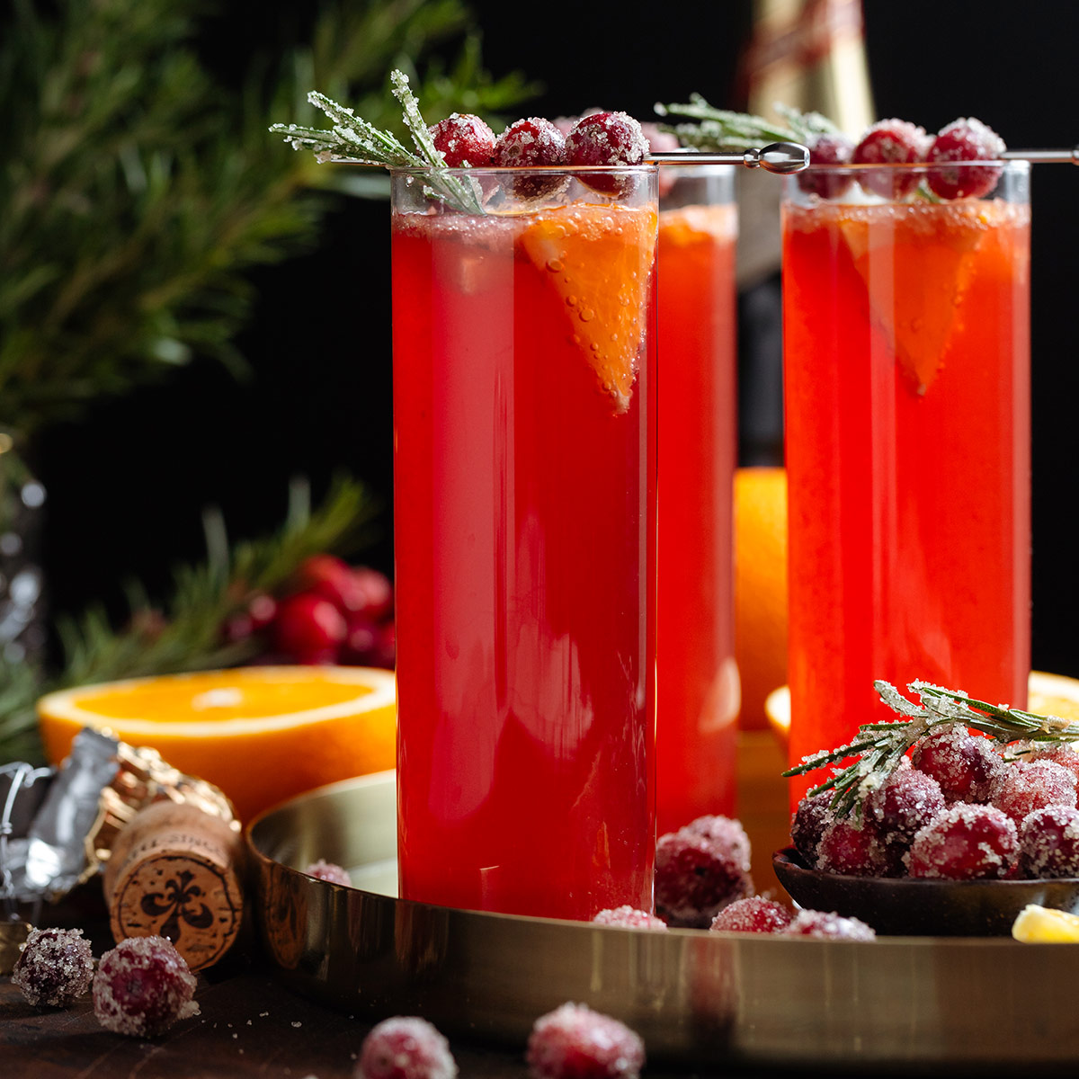 Cranberry Mimosa