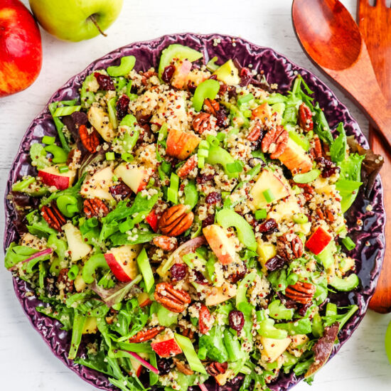 Cranberry Apple Quinoa Salad