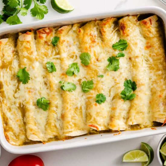 Cream Cheese Chicken Enchiladas