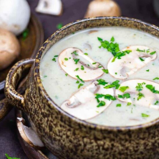 Keto Cream of Mushroom Soup