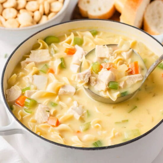Creamy Chicken Noodle Soup
