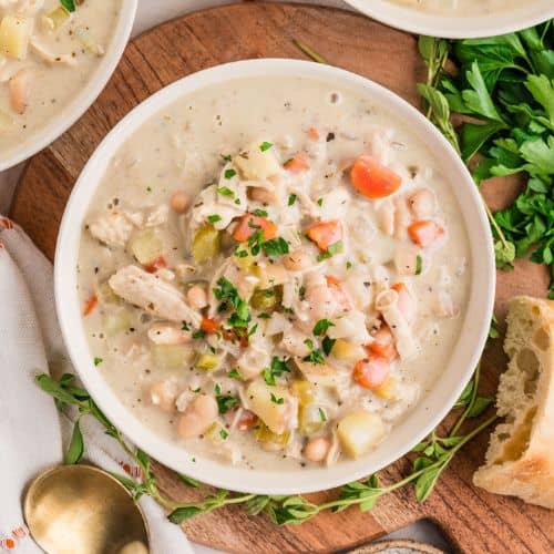 Gluten Free Creamy Chicken Soup