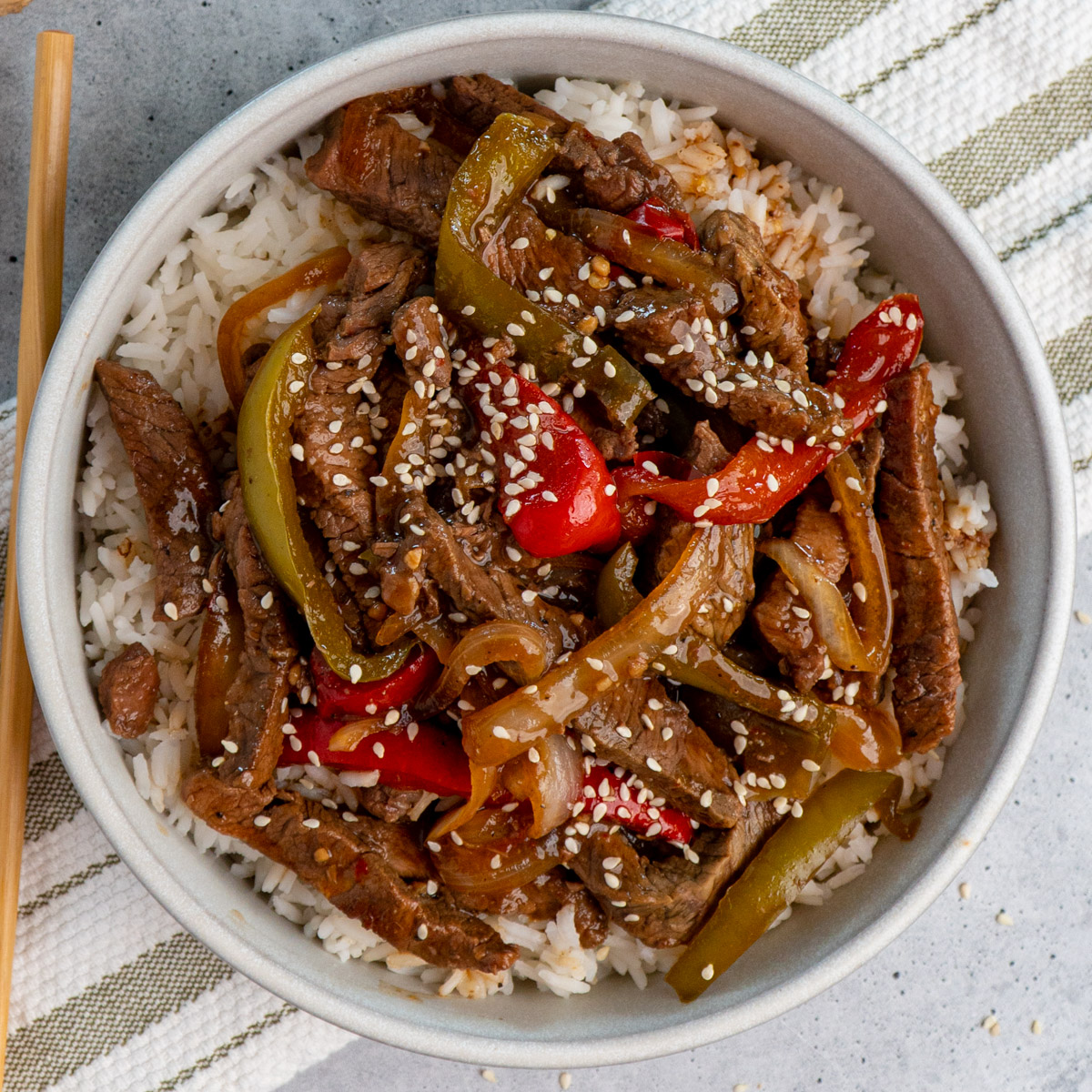 Crock Pot Pepper Steak