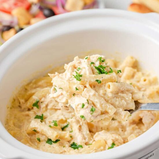 Crockpot Olive Garden Chicken Pasta