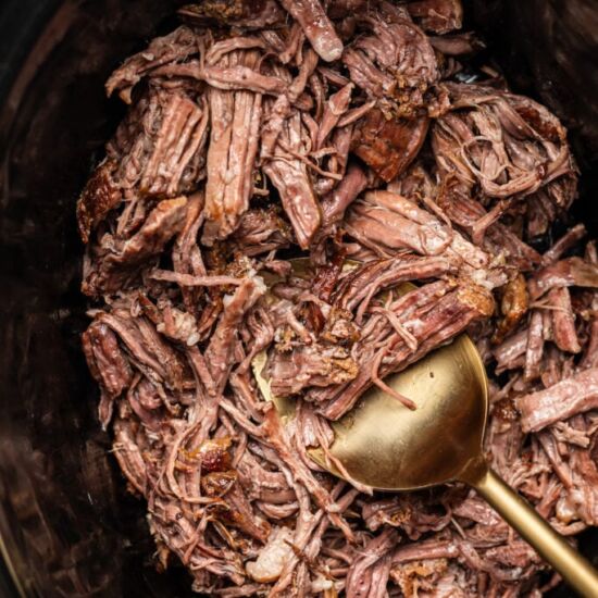Slow Cooker Shredded Beef