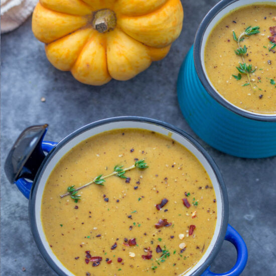 Roasted Curry Pumpkin Soup