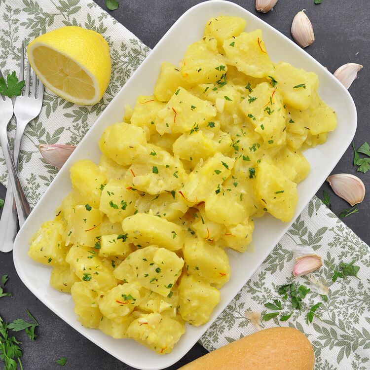 Creamy Spanish Saffron Potatoes