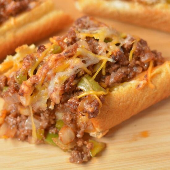 Garlic Bread Sloppy Joes
