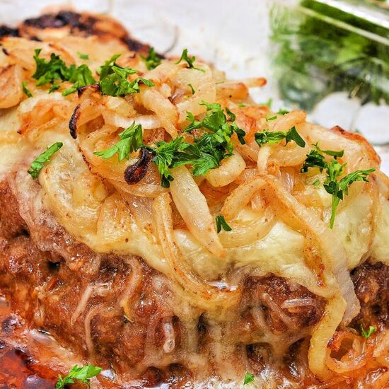 Keto French Onion Meatloaf