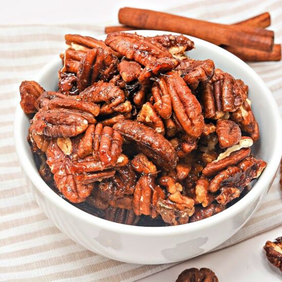 Keto Sweet and Spicy Pecans