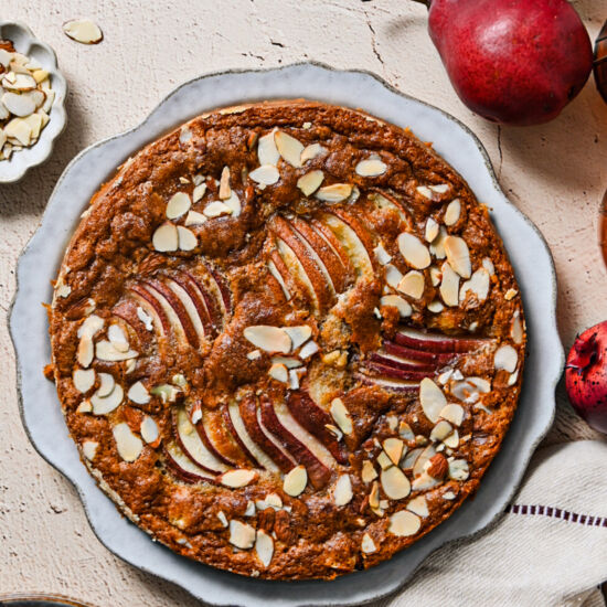Spicy Pear French Cake