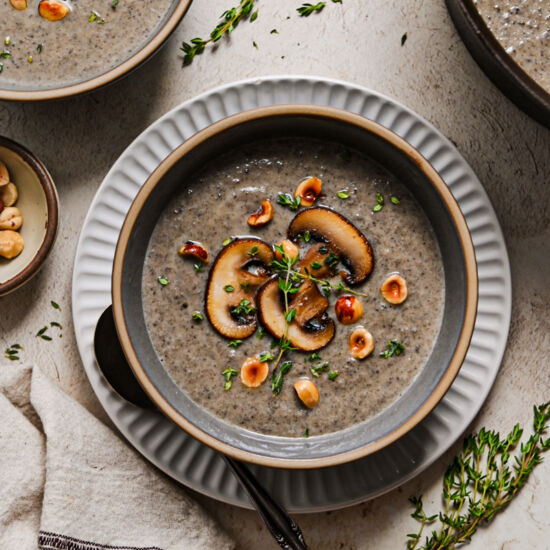Quick and Creamy Mushroom Soup