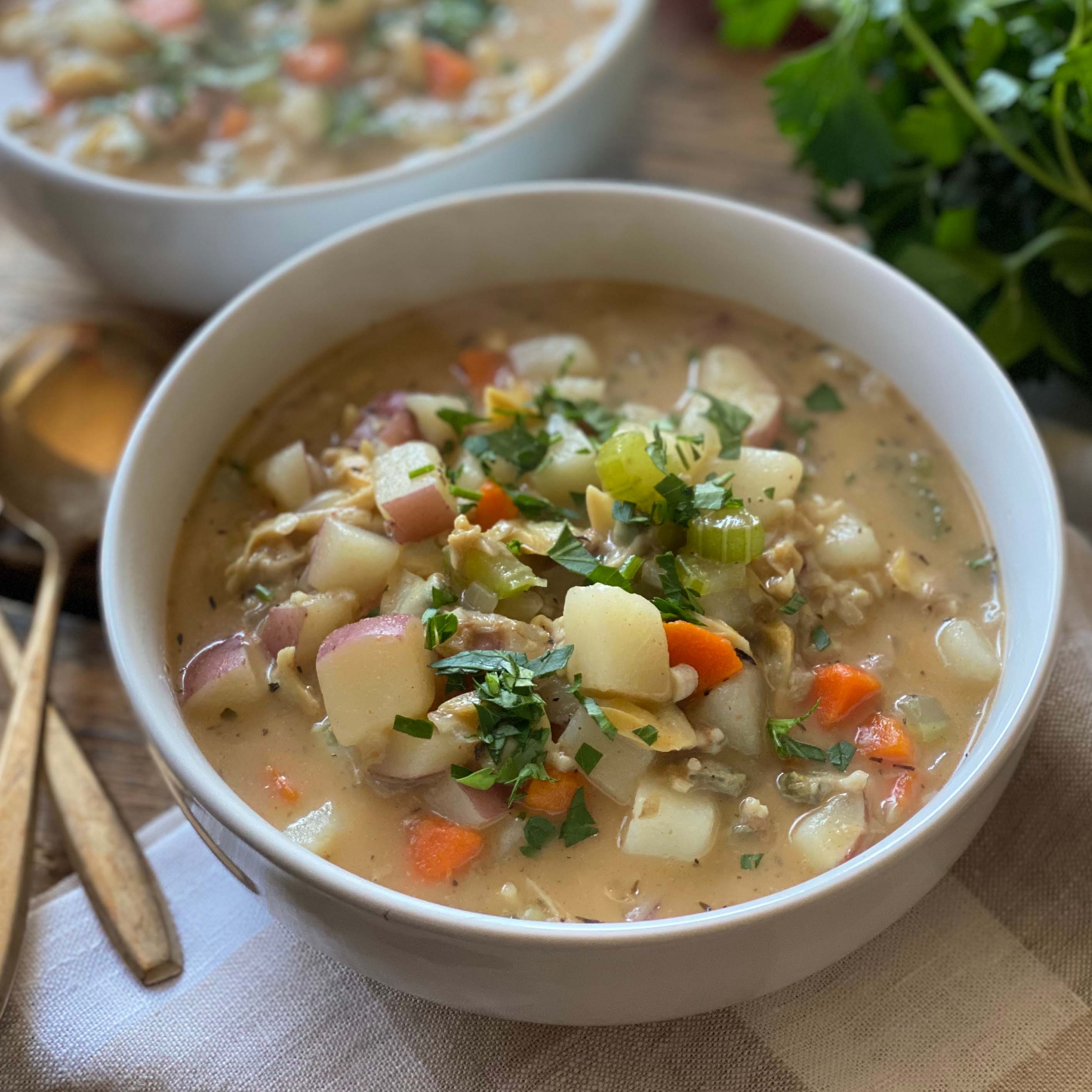 Dairy-Free Clam Chowder