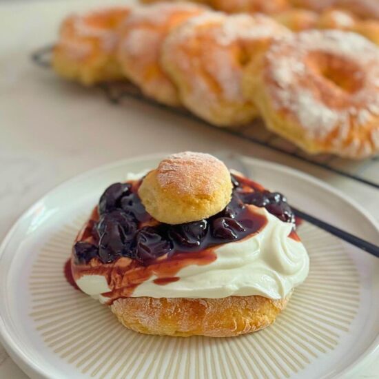 Baked Papanasi Romanian Cheese Danish