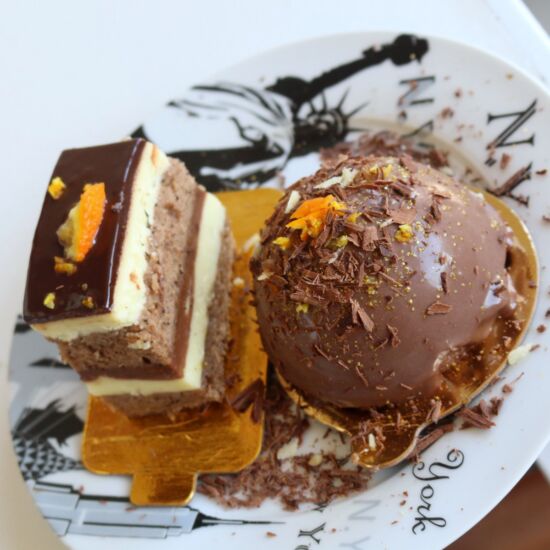 Easy Orange Chocolate Cake Bombs
